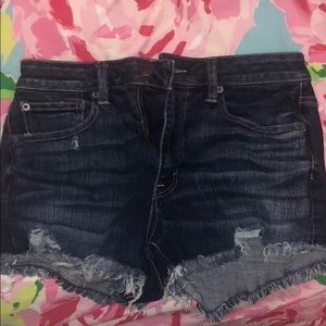 AEO Hi-Rise Festival Super Stretch Jean Shorts